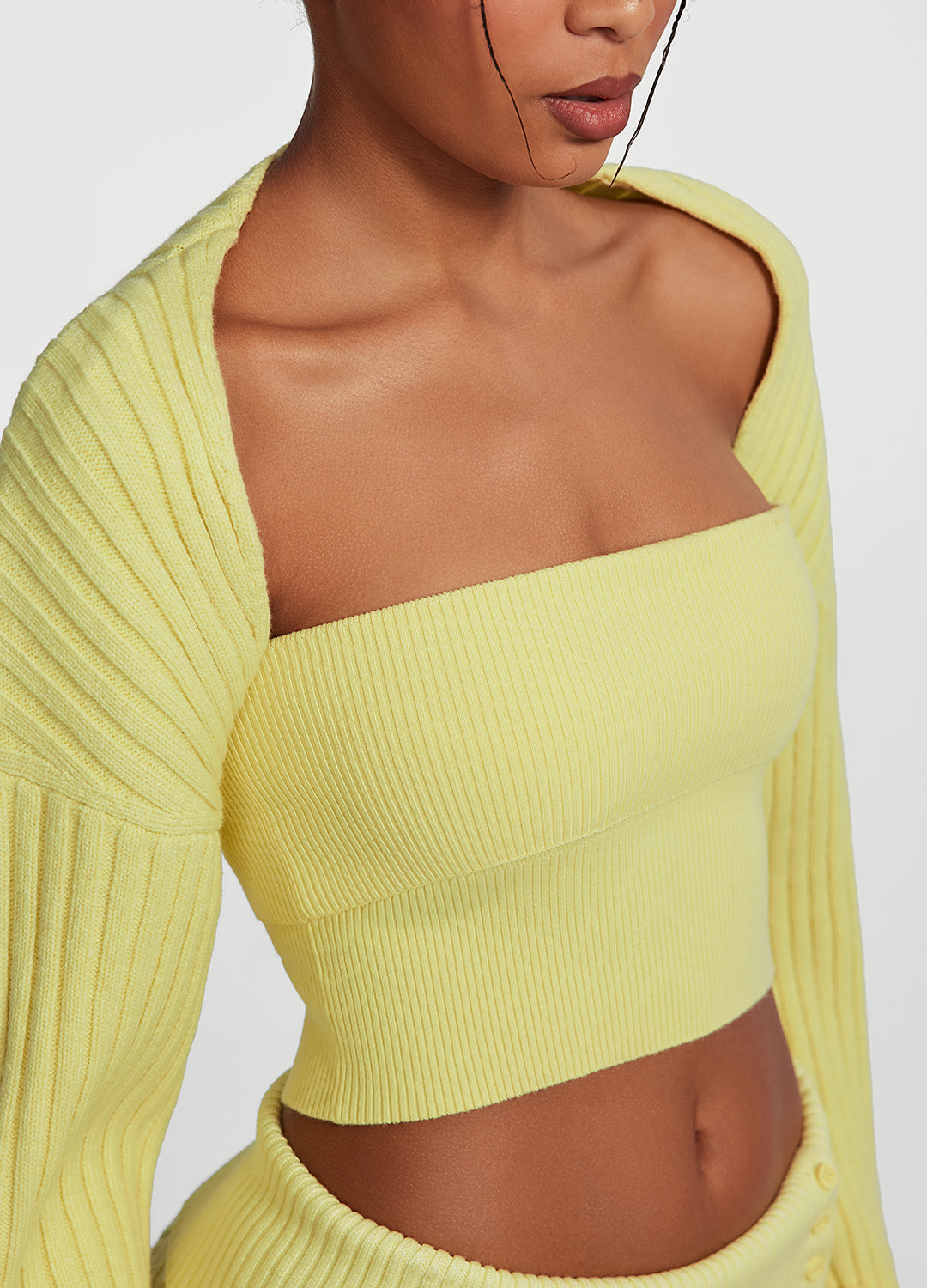Ribbed Knit Shrug - Image 3