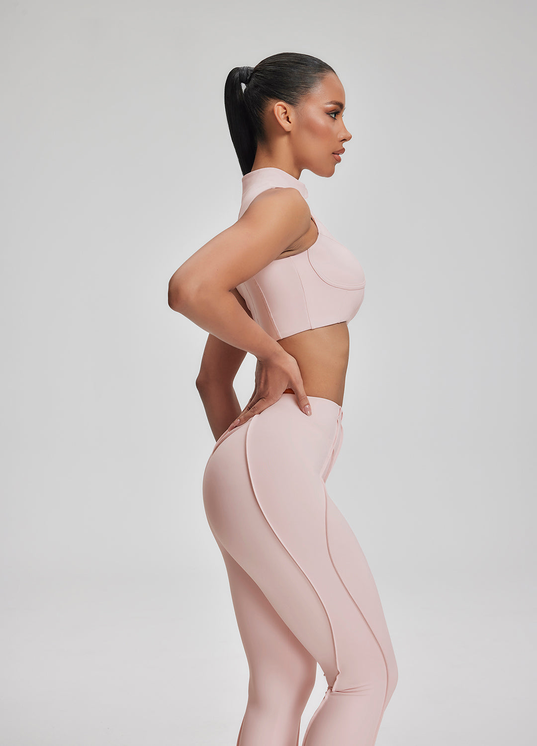 High-Neck Zip-Up Top - Image 6
