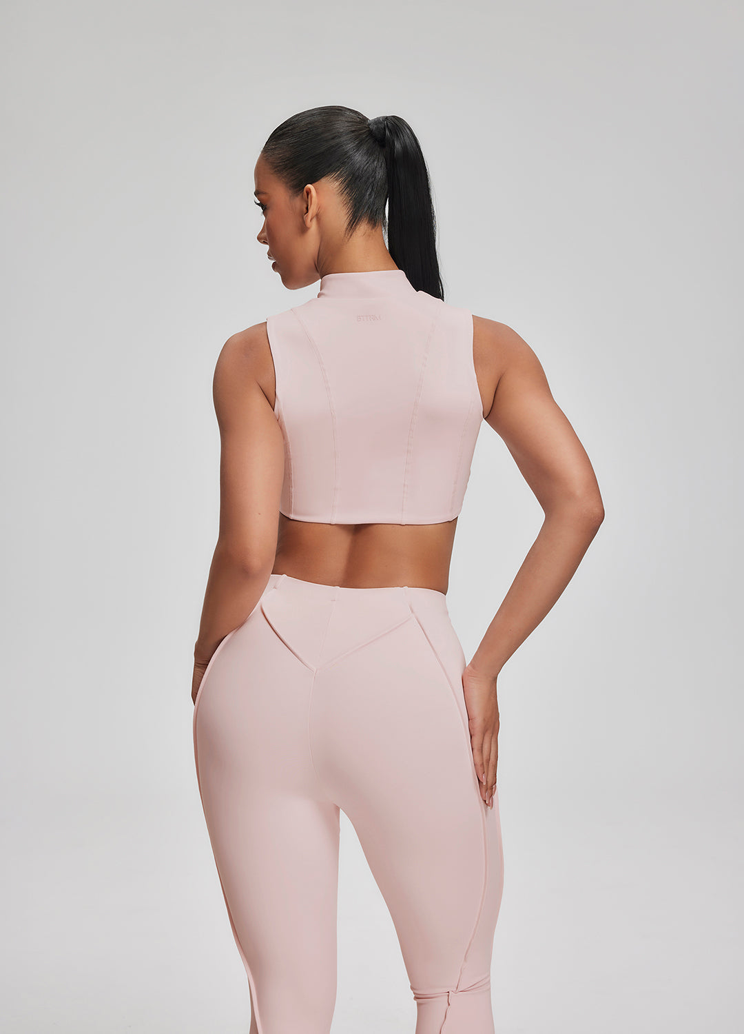 High-Neck Zip-Up Top - Image 2