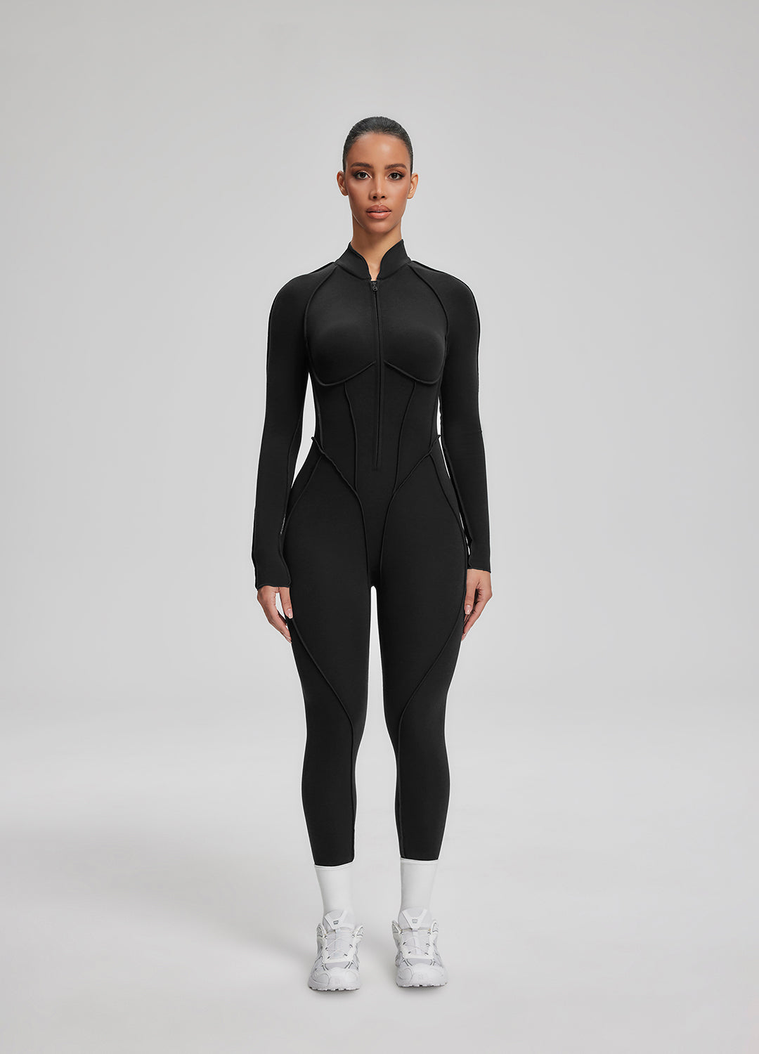 Everyday Cotton Closed-Back Catsuit - Image 4