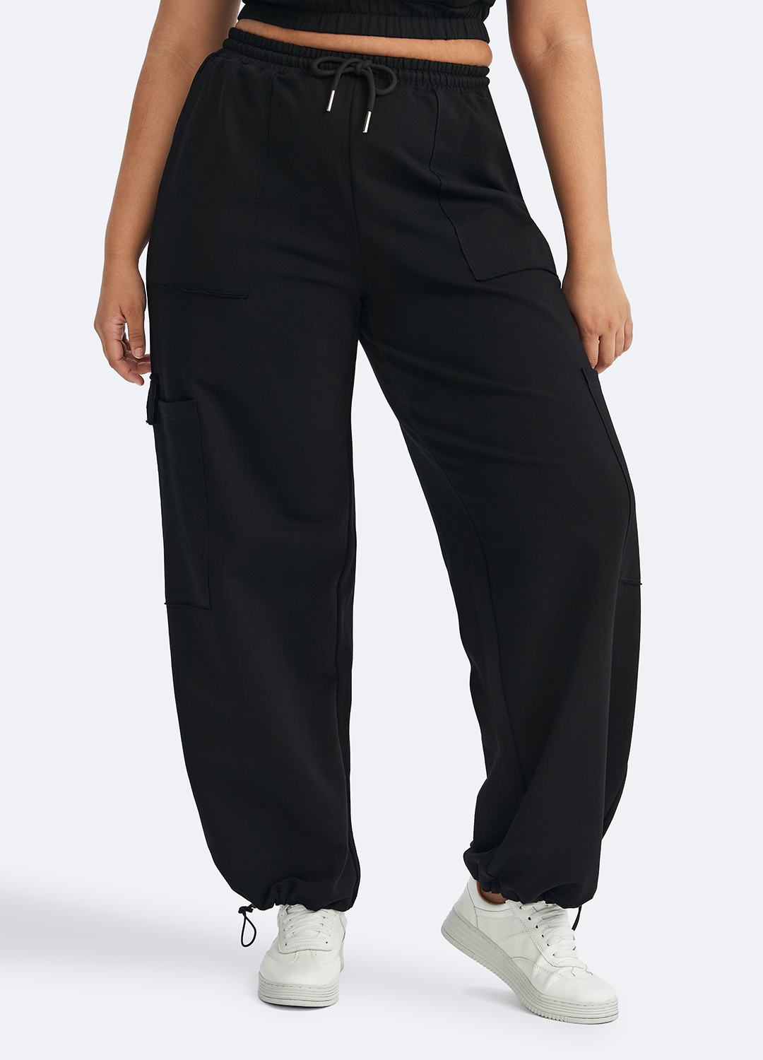 Casual Drawstring Waist Sweatpants - Image 7
