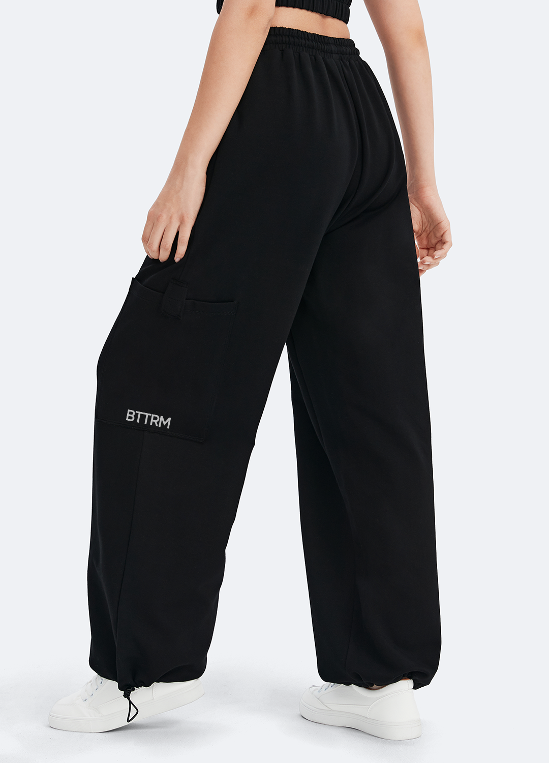 Casual Drawstring Waist Sweatpants - Image 4
