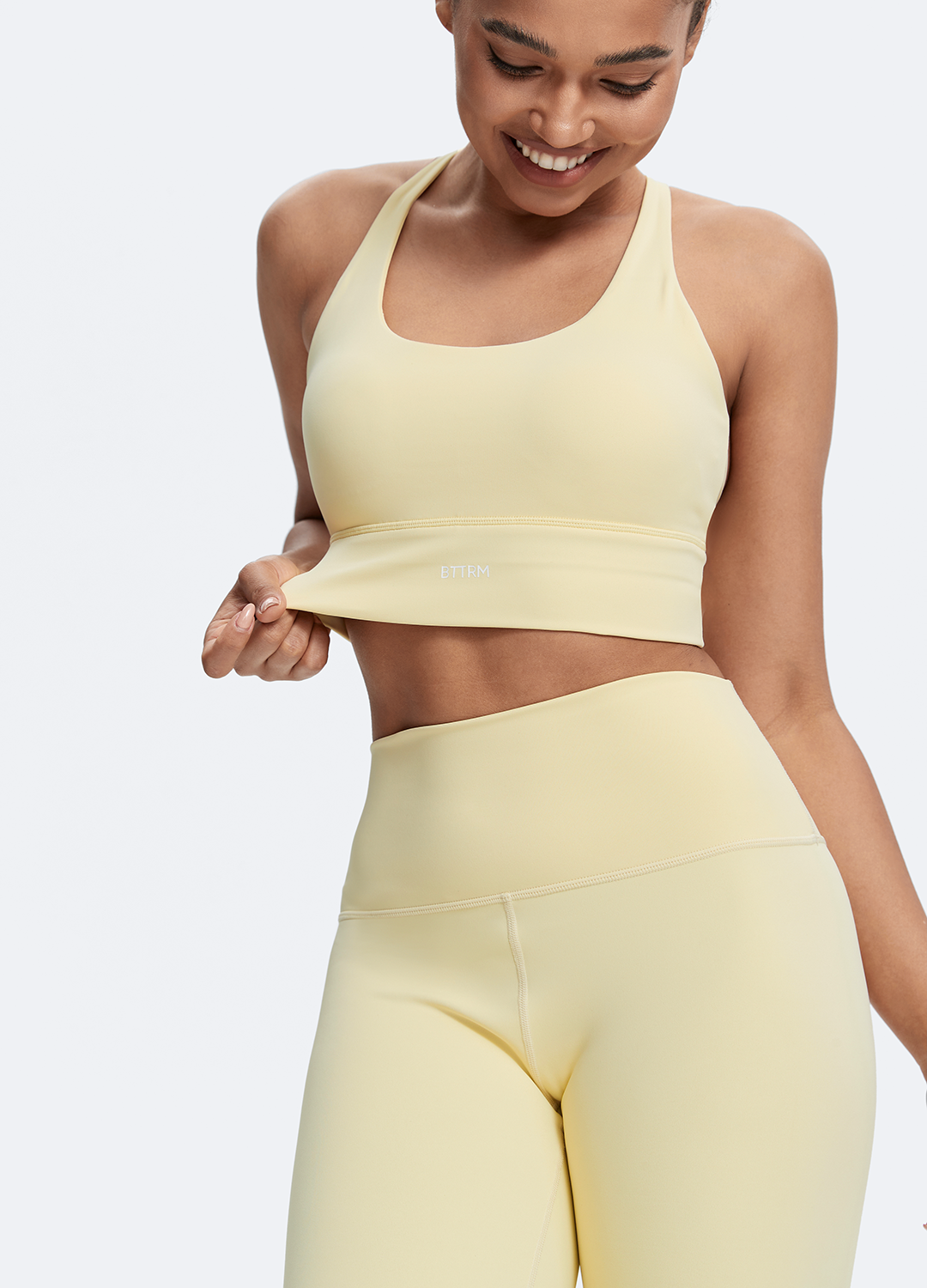 Straps and Support Bra & Pilates High-Rise Leggings Set - Image 6