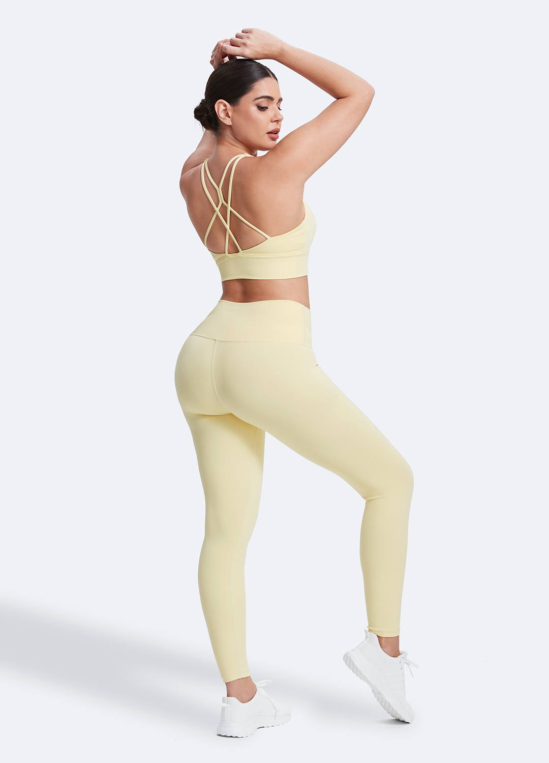 Straps and Support Bra & Pilates High-Rise Leggings Set - Image 8