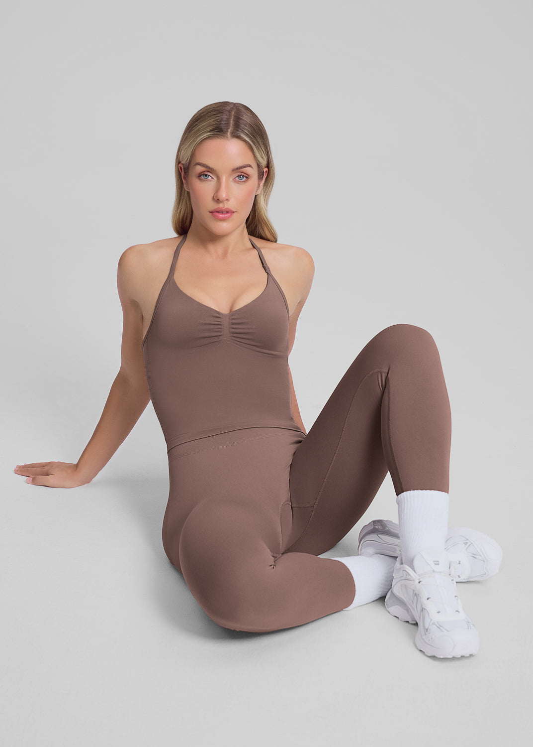 Ultrasculpt High Waisted Butt Lifting Tummy Control Shaping Training Leggings - Image 5