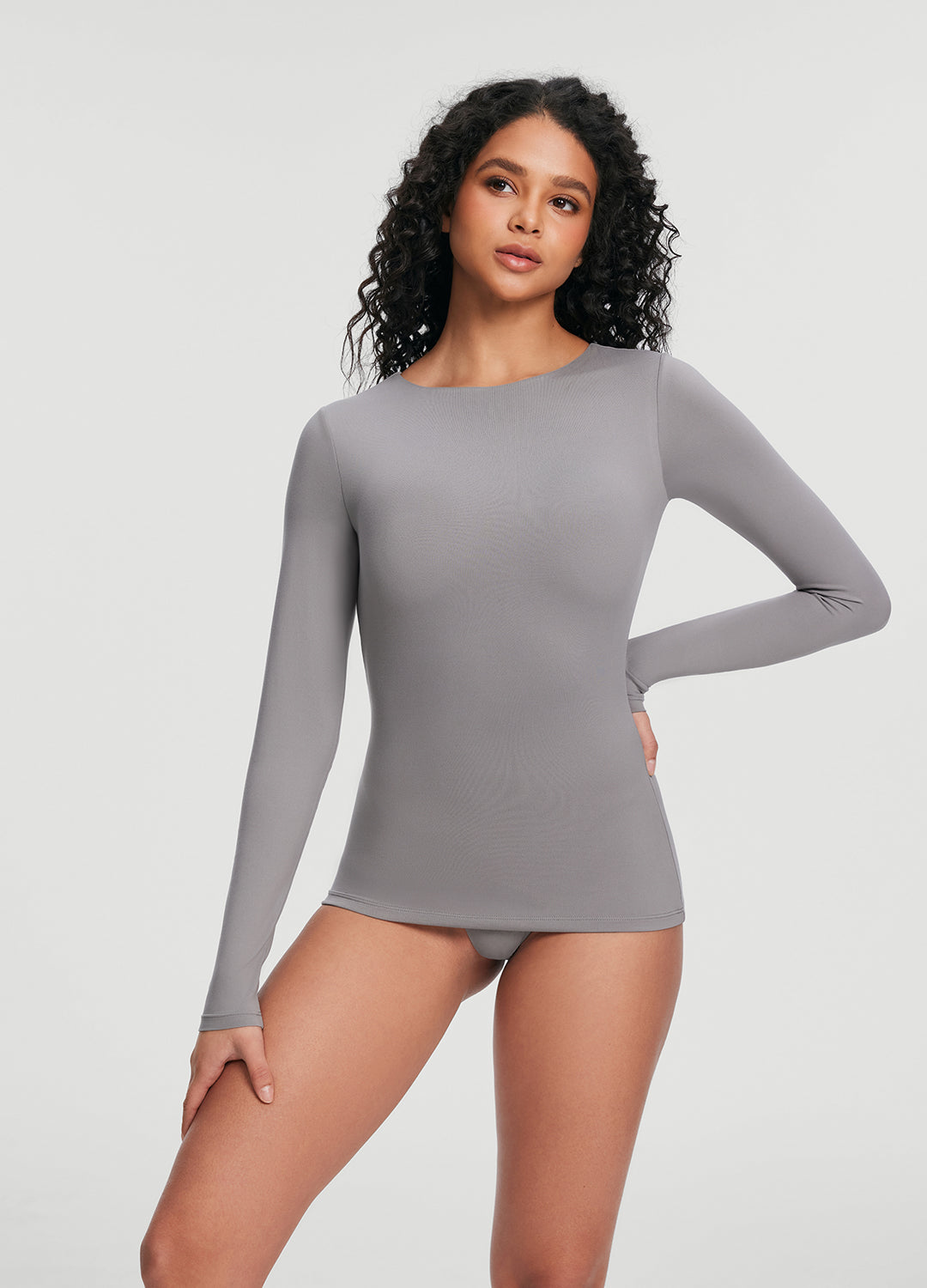 Crew Neck Long Sleeve Top - Image 4