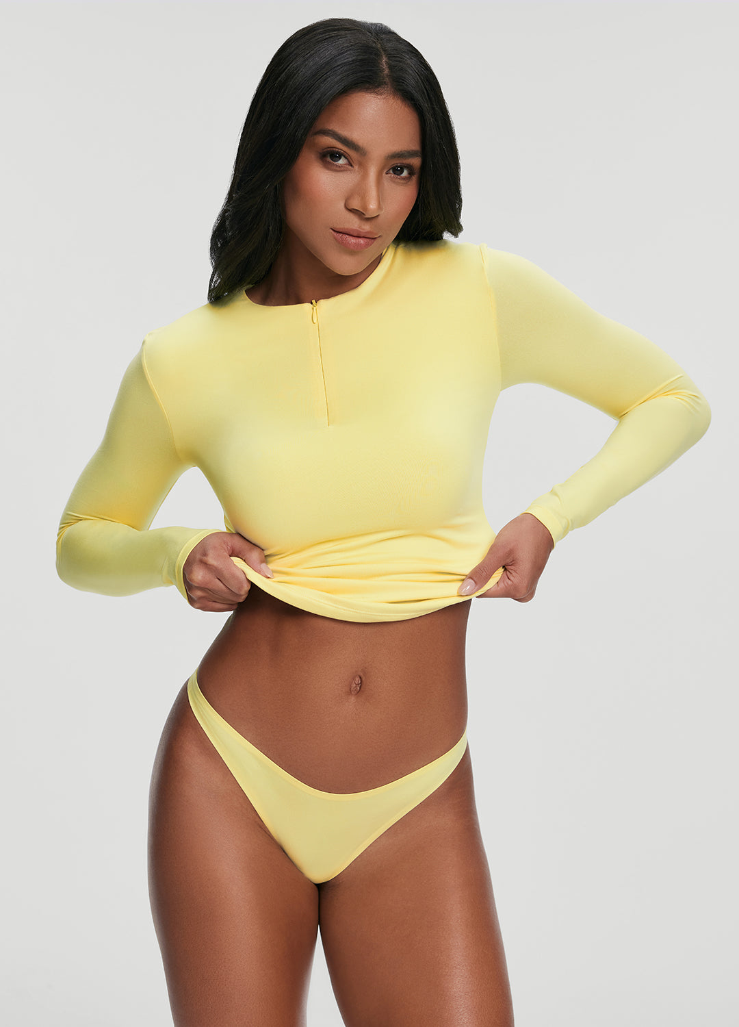 Quarter Zip Long Sleeve Top - Image 4