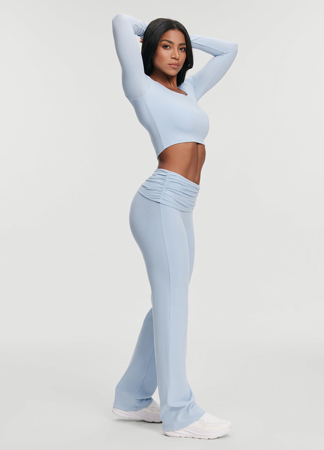 Cropped Round Neck Top - Image 5