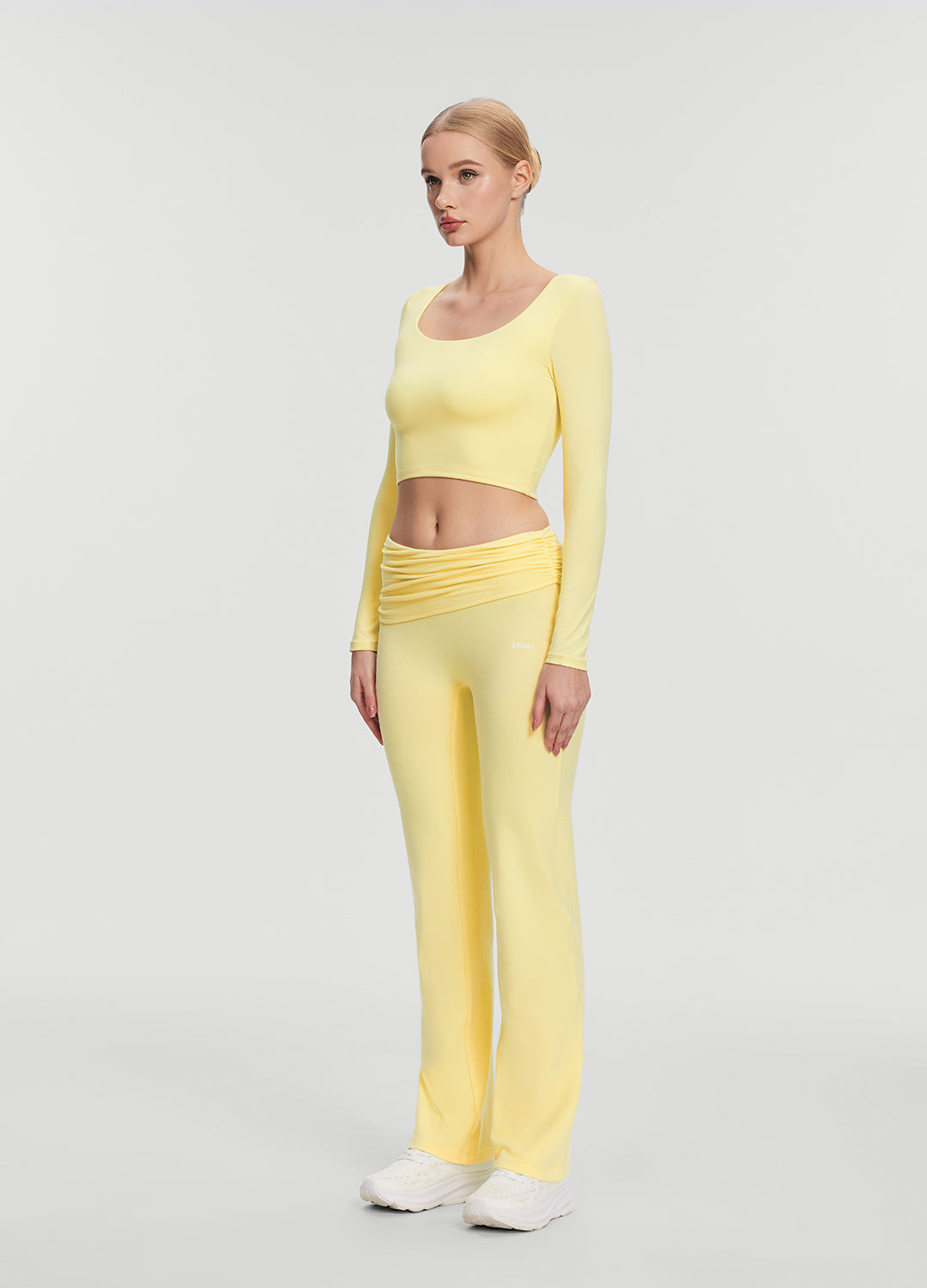 Cropped Round Neck Top - Image 5