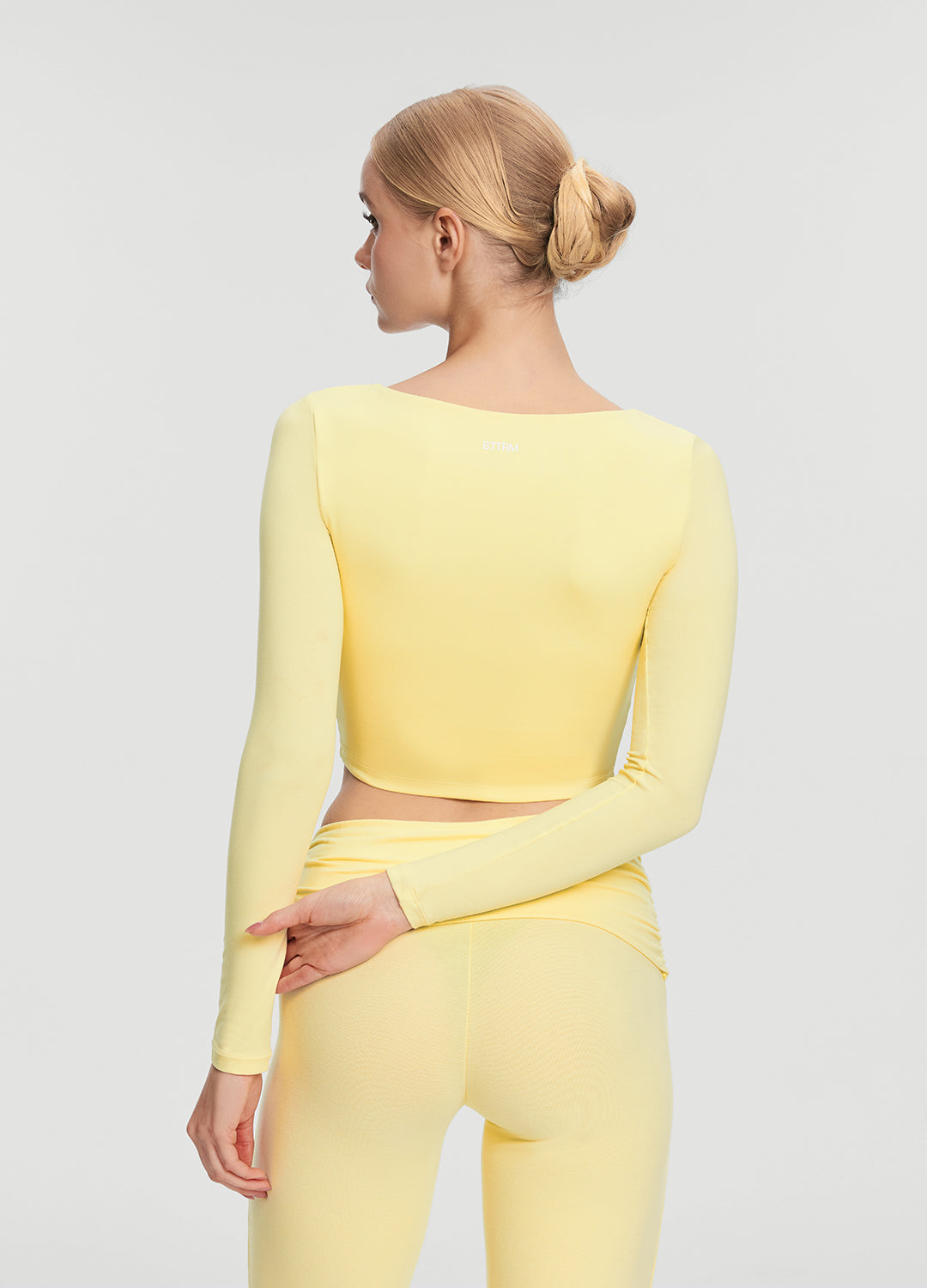 Cropped Round Neck Top - Image 2