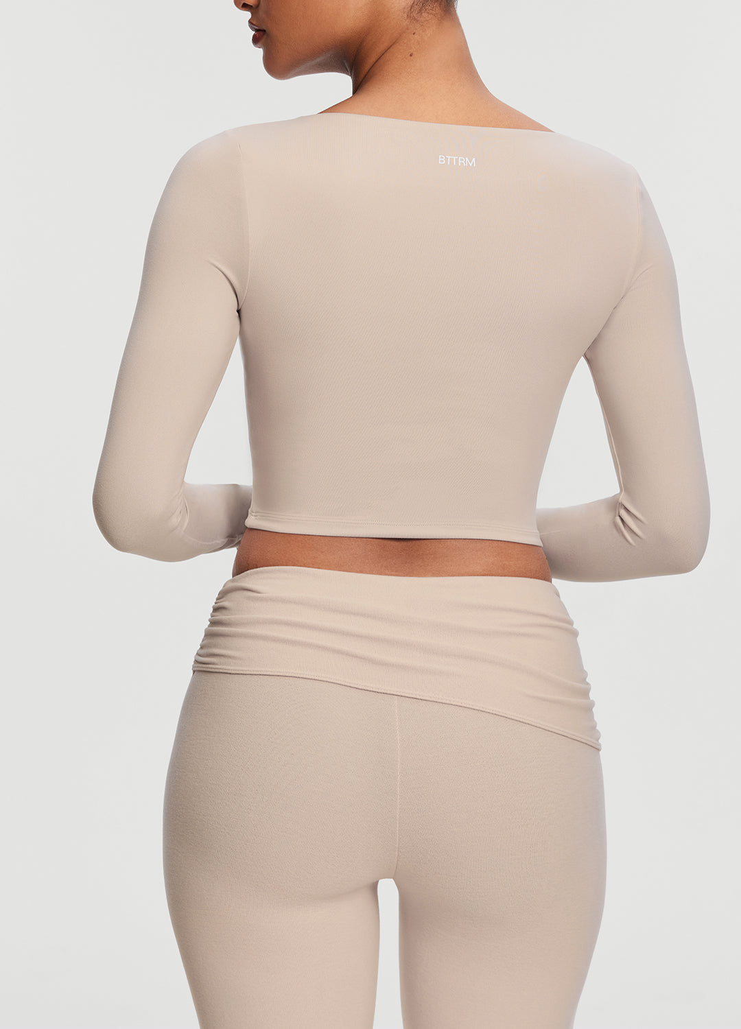 Cropped Round Neck Top - Image 2