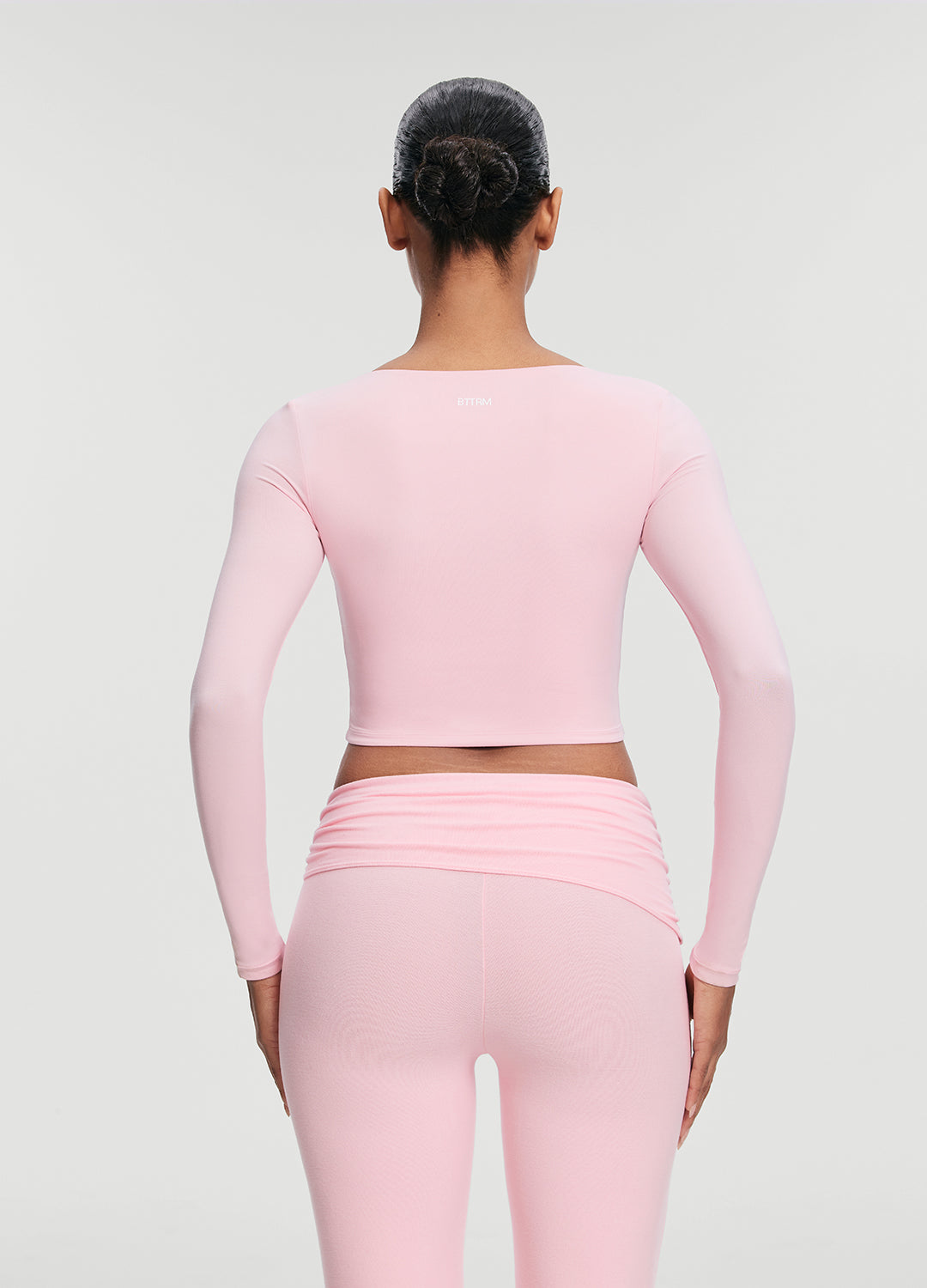 Cropped Round Neck Top - Image 2