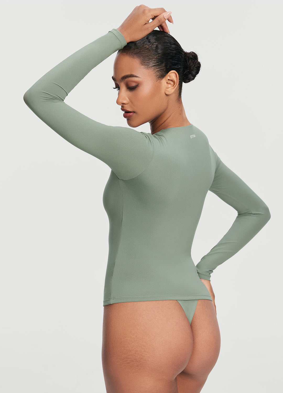 Quarter Zip Long Sleeve Top - Image 2