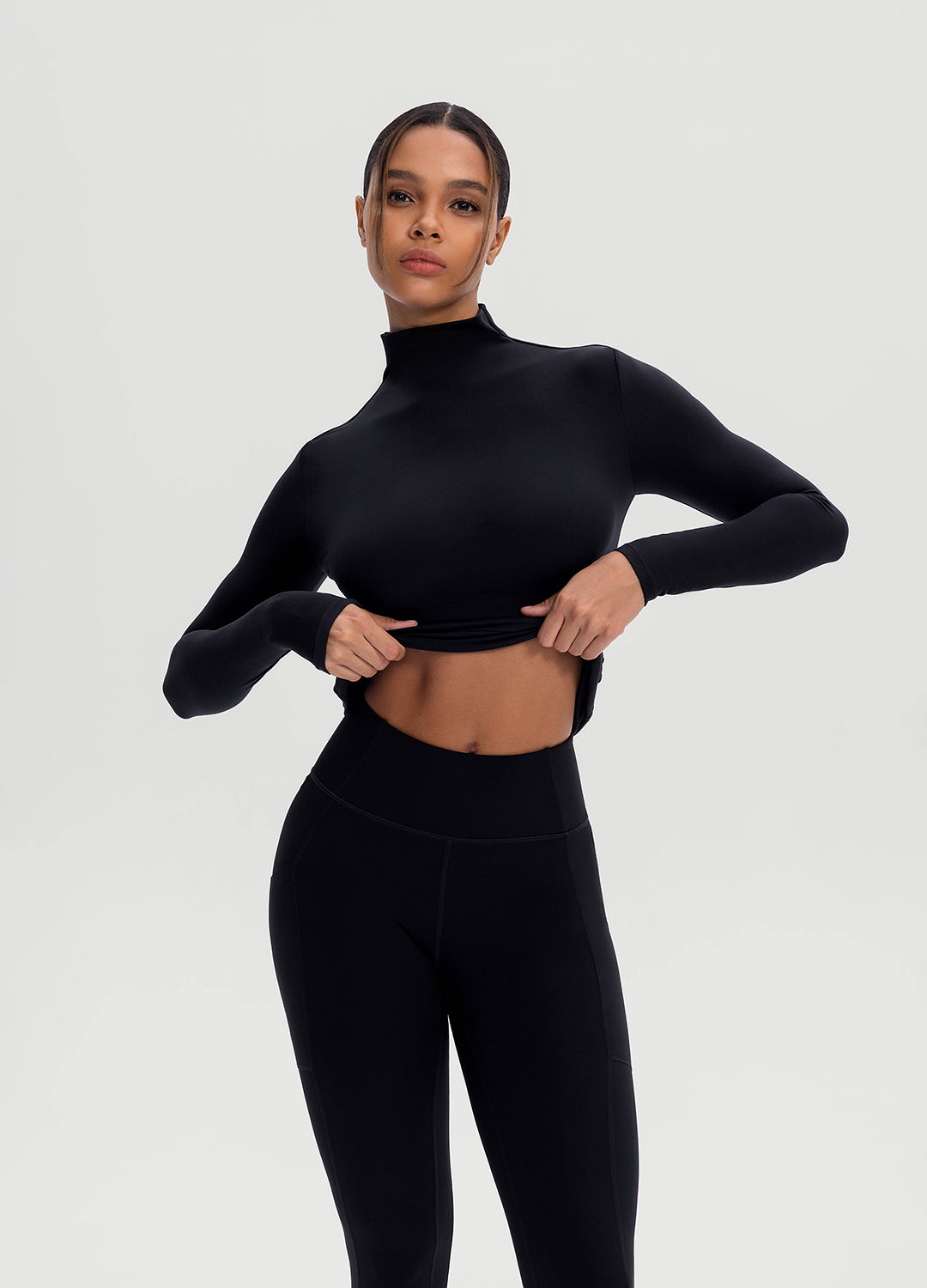 Mock Neck Long Sleeve Top - Image 6