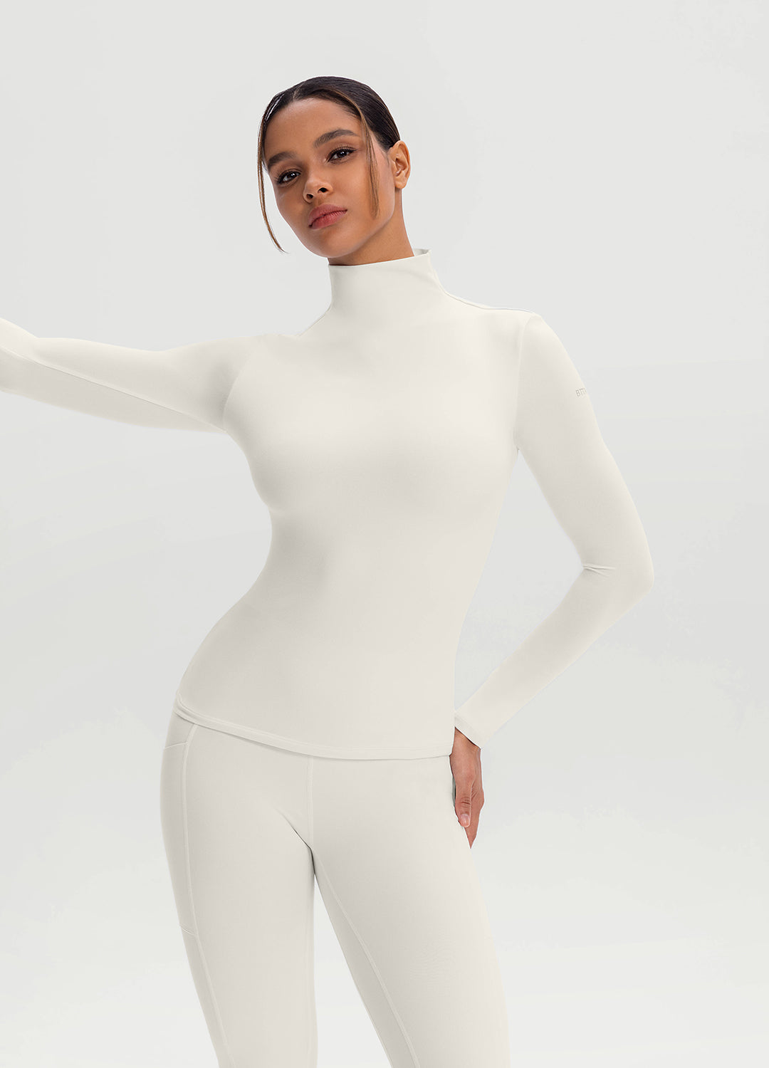 Mock Neck Long Sleeve Top - Image 5