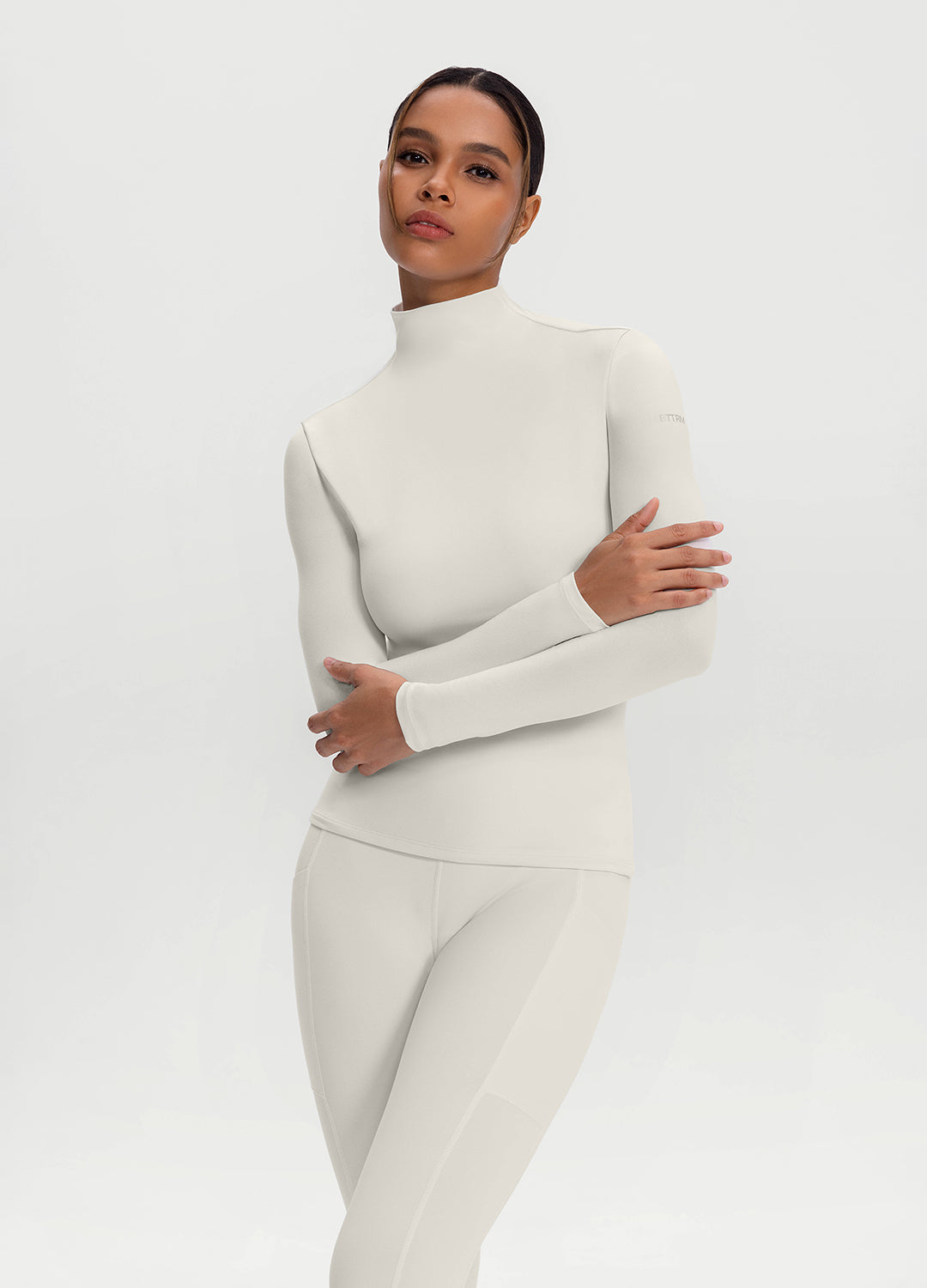 Mock Neck Long Sleeve Top - Image 4