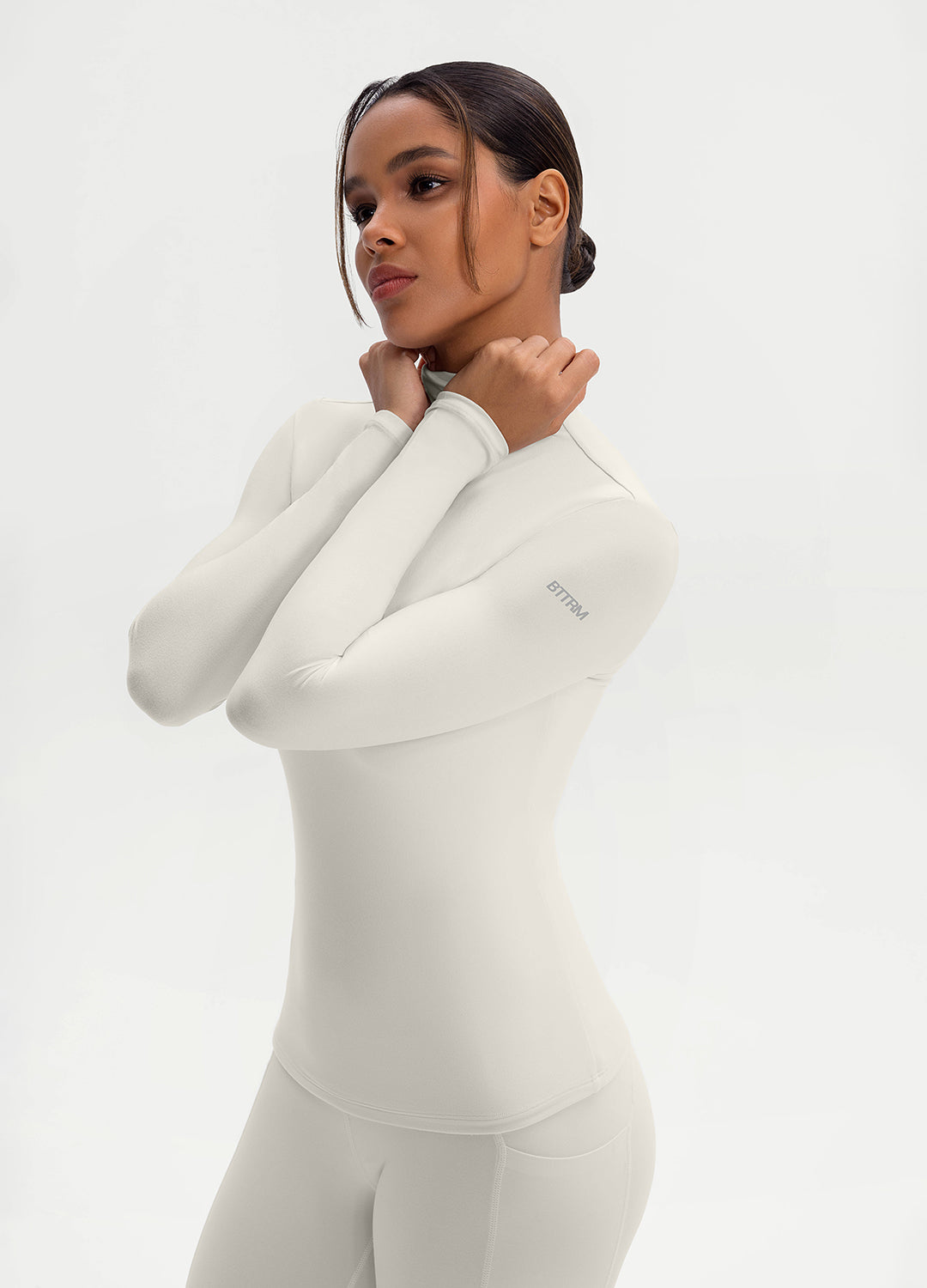 Mock Neck Long Sleeve Top - Image 6