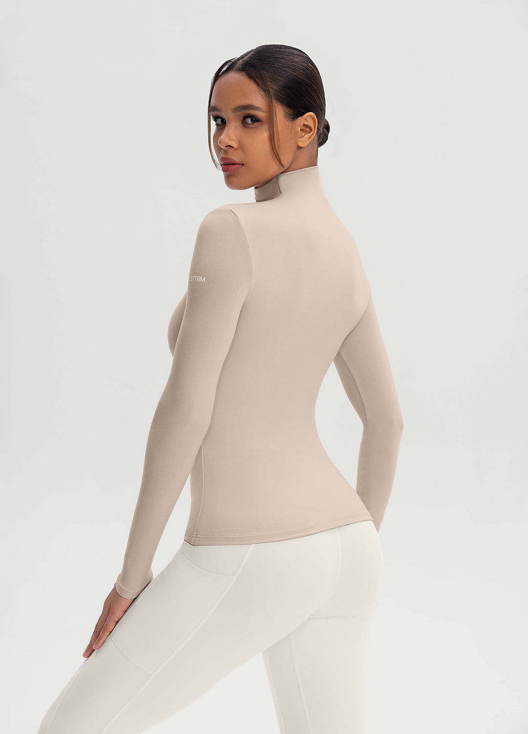 Mock Neck Long Sleeve Top - Image 2