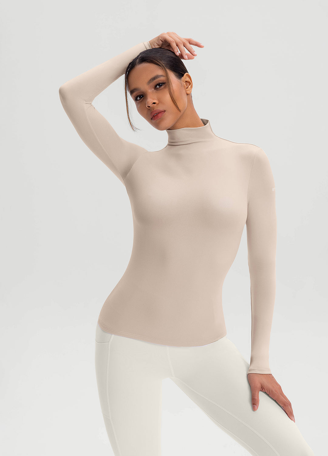 Mock Neck Long Sleeve Top - Image 5