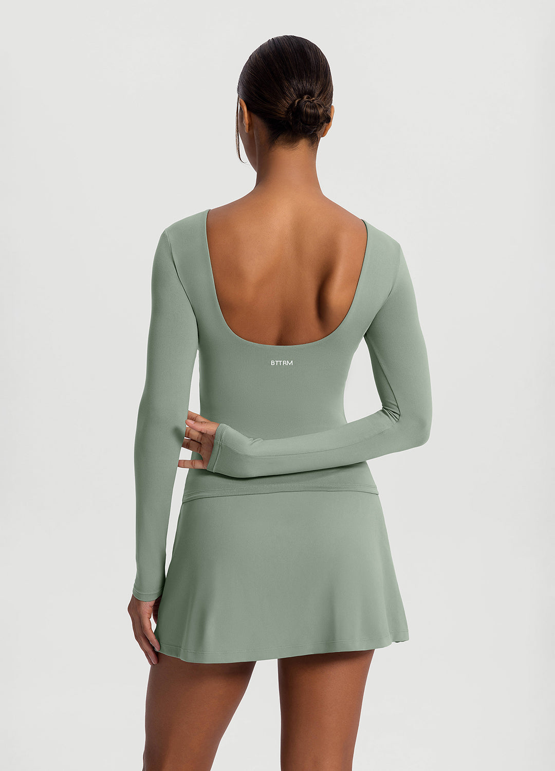 Open-Back Long Sleeve Top - Image 3