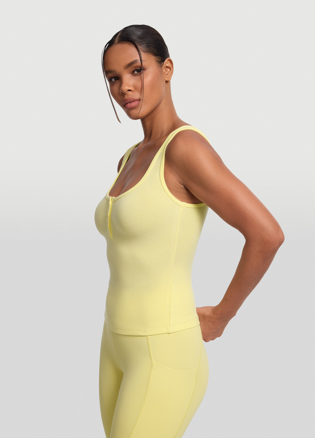 Button Front Tank Top - Image 2