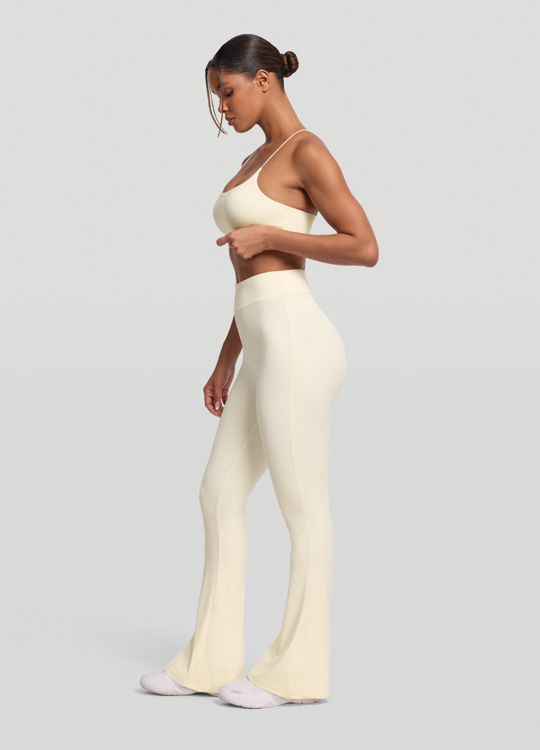 High-Waisted Flared Leggings - Image 2