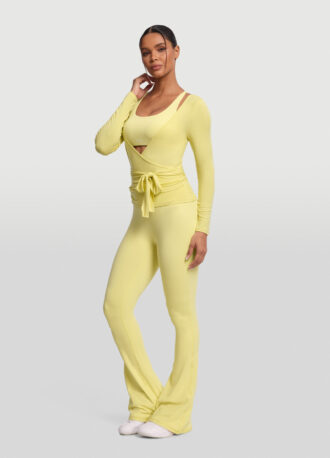 Seamless Pilates Wrap Top
