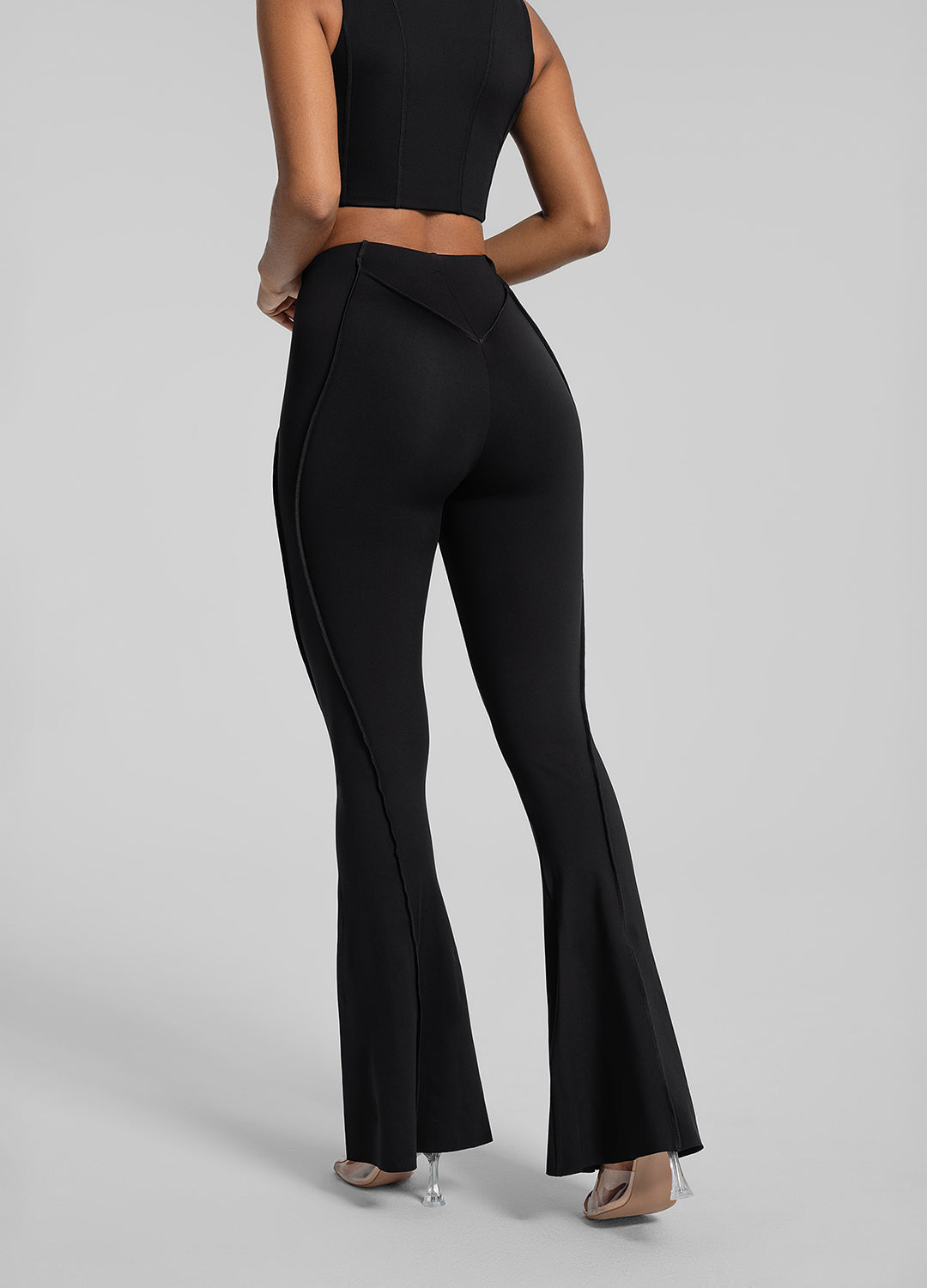 Longline Flare Leggings - Image 3