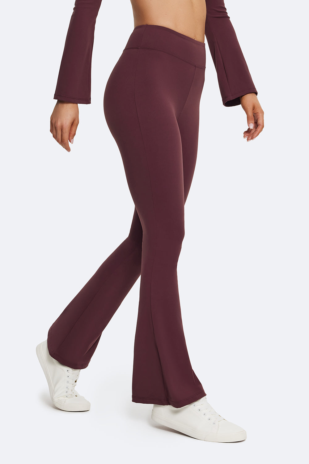 High-Waisted Flared Leggings - Image 3