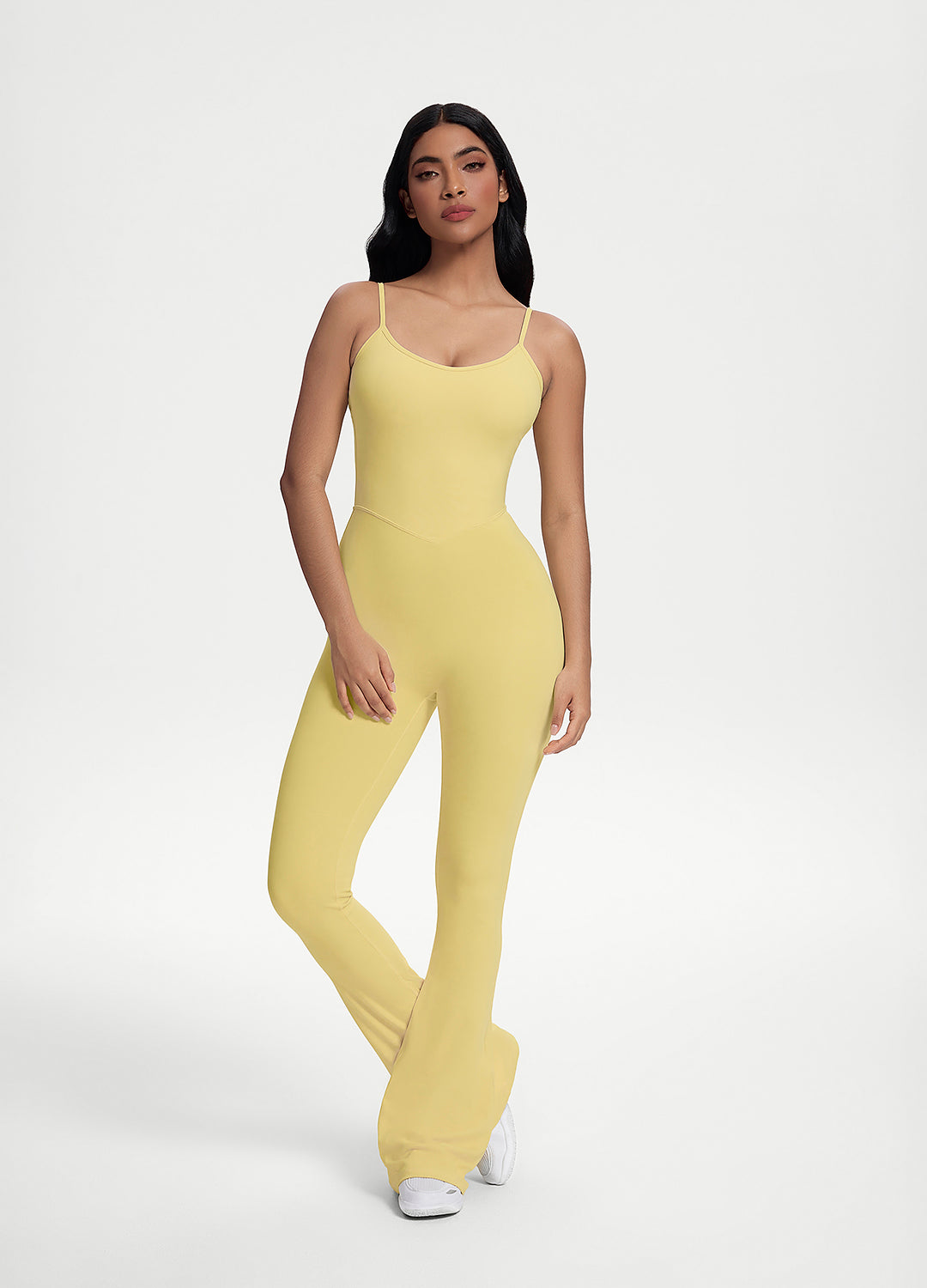 Flared Scrunch Jumpsuit