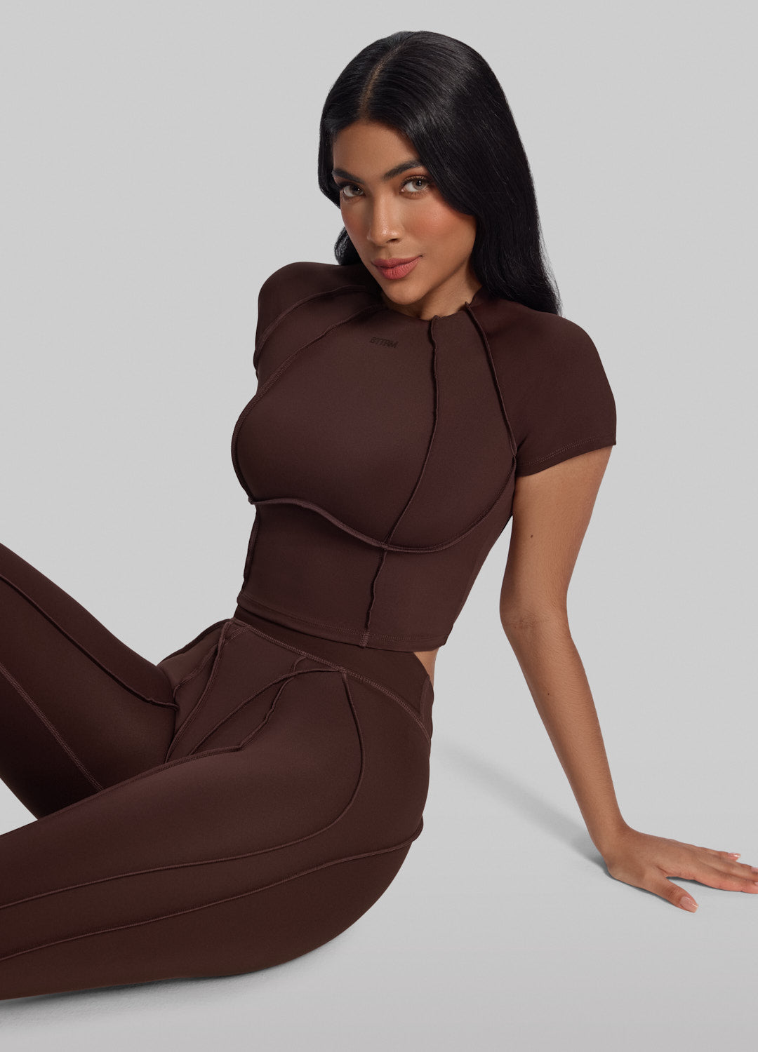 Contour Stitch Crop Top - Image 3