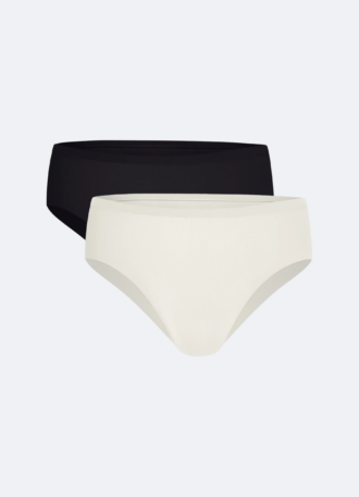 Seamless Mid-Rise Bikini 2-Pack