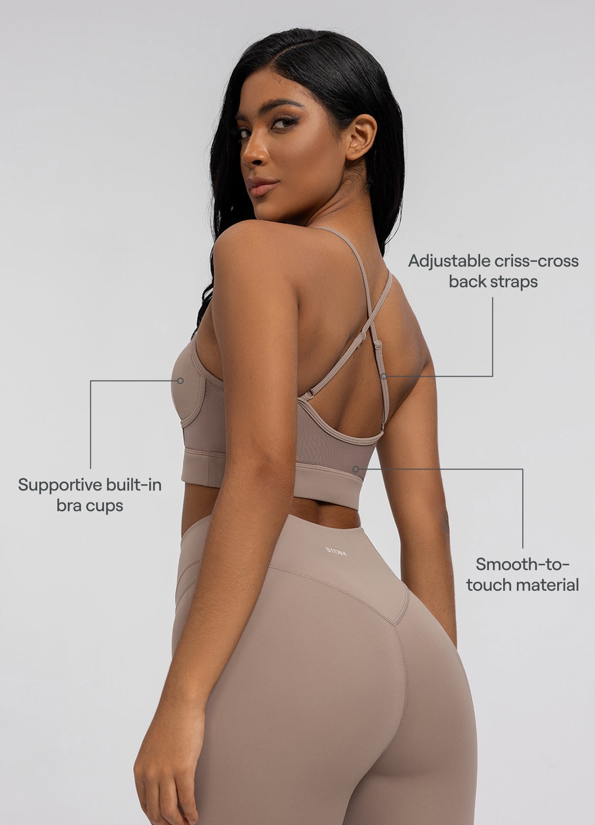 Seamless Crossback Bra - Image 2