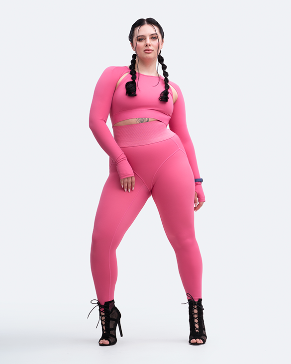 Shoulder Cut-Out Crop Top - Image 16