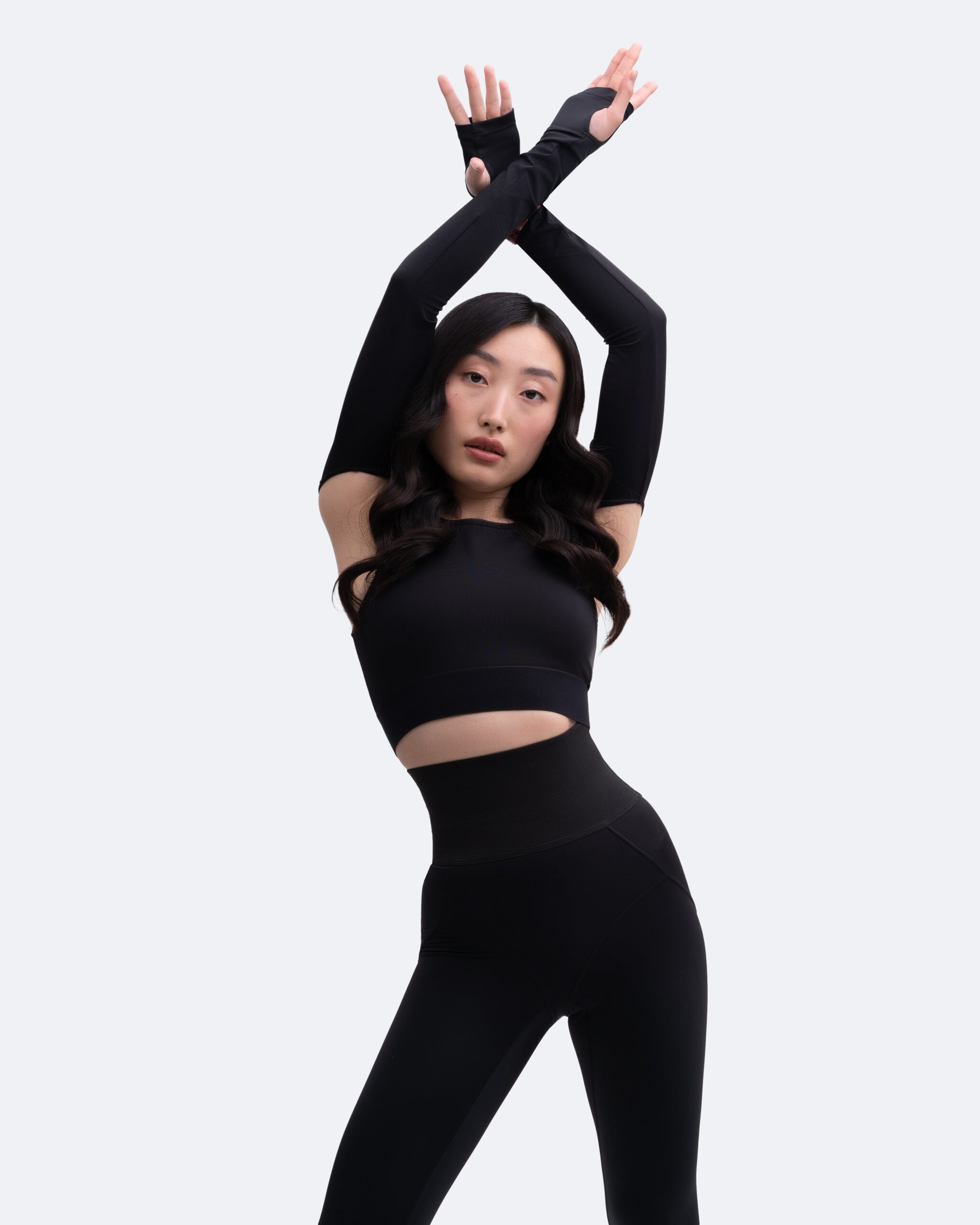 Shoulder Cut-Out Crop Top - Image 2