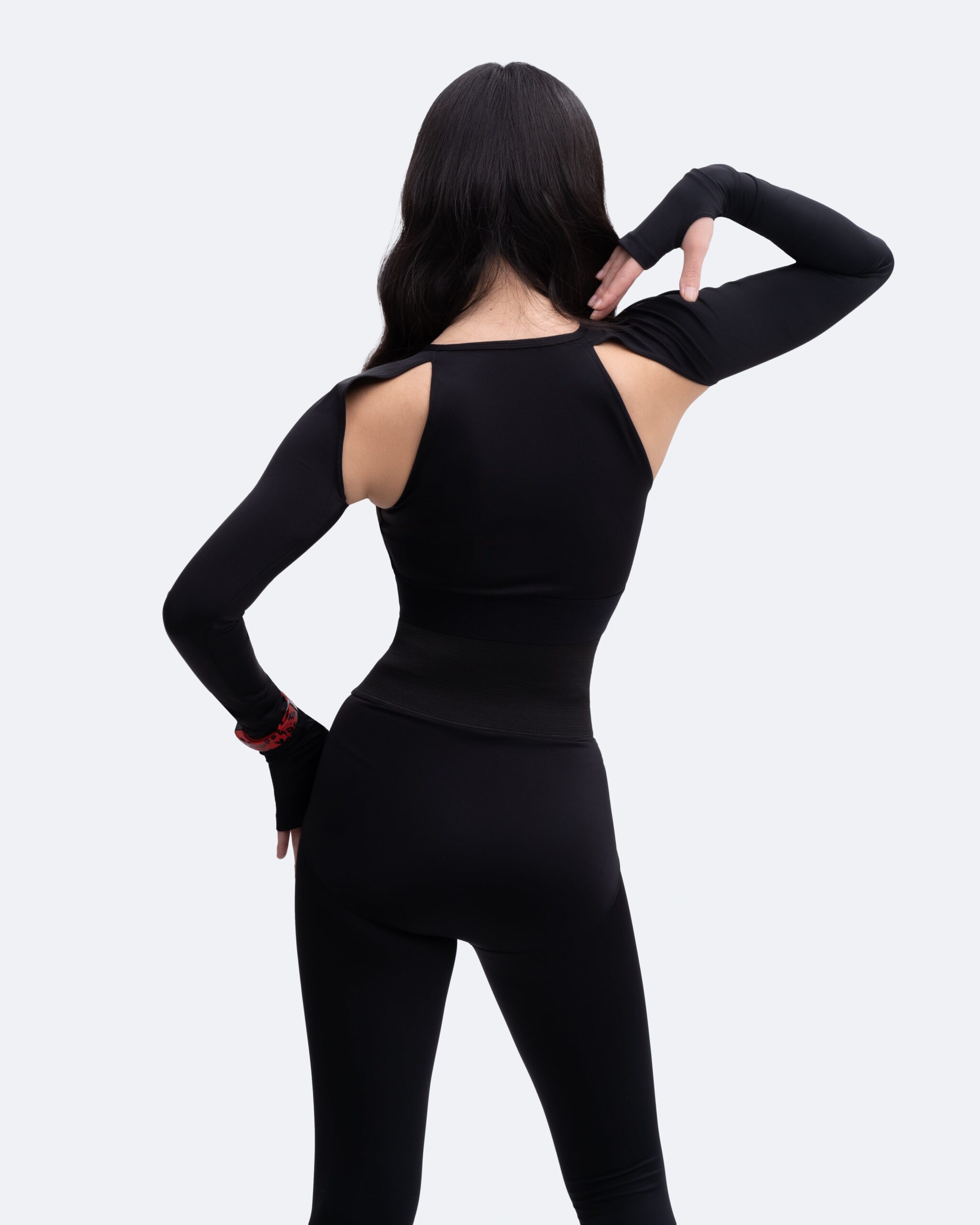 Shoulder Cut-Out Crop Top - Image 4