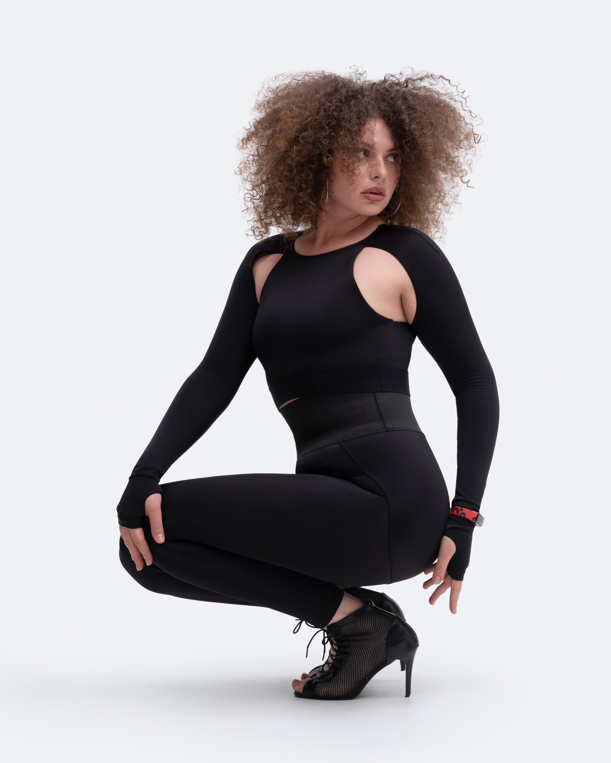 Shoulder Cut-Out Crop Top - Image 10