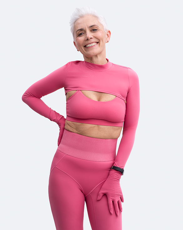 Glove Sleeve Crop Top - Image 7