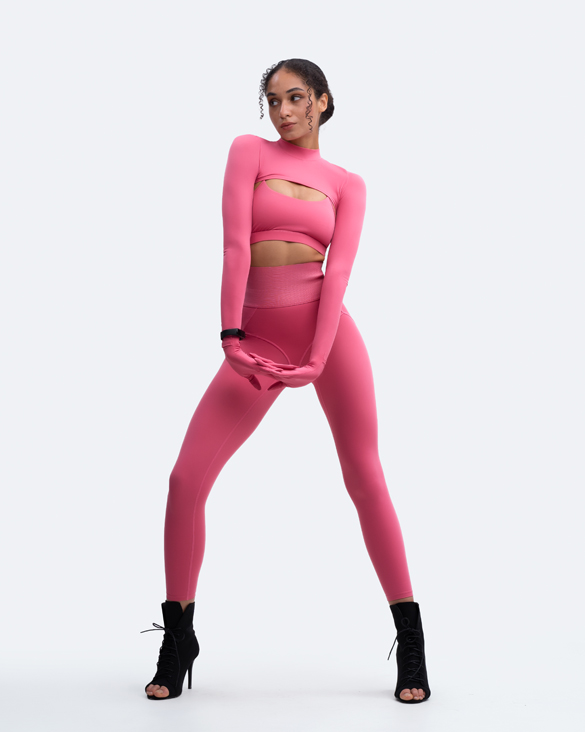 Glove Sleeve Crop Top - Image 6