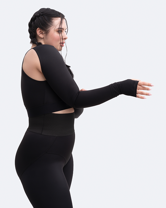 Shoulder Cut-Out Crop Top - Image 13