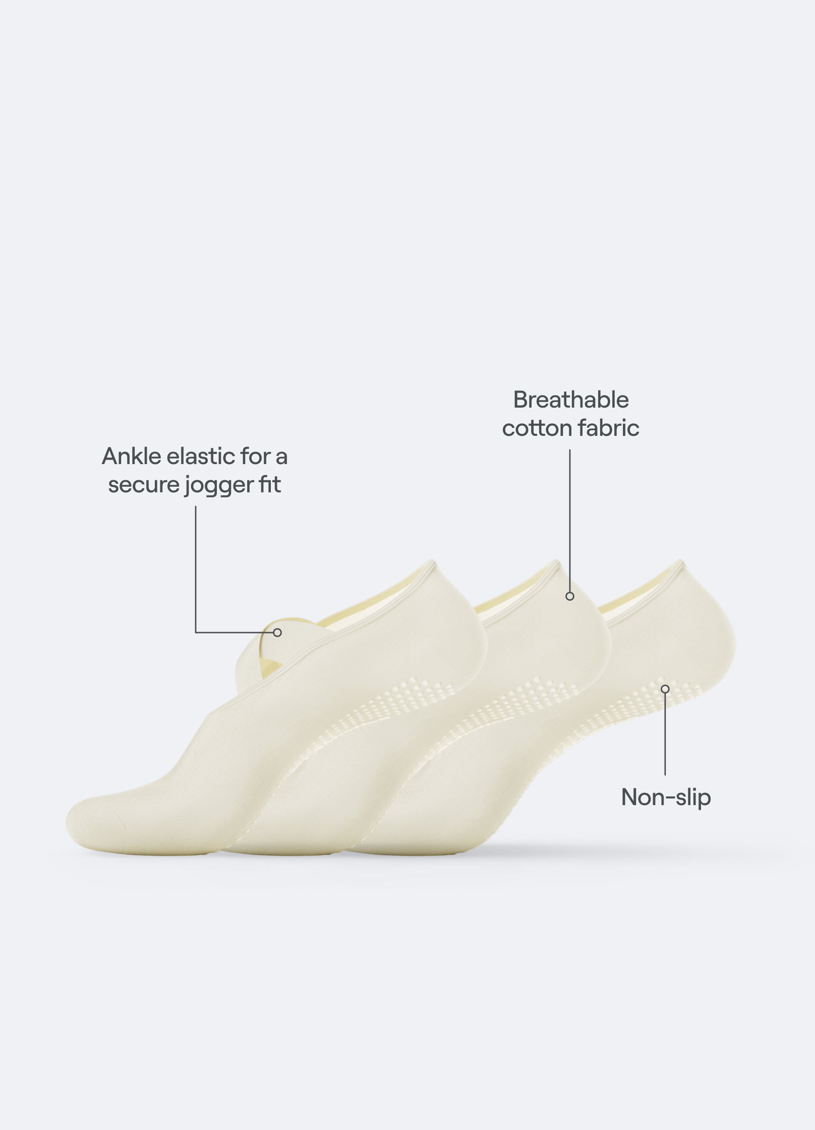 Pilates Grip Socks I 3-PACK - Image 2
