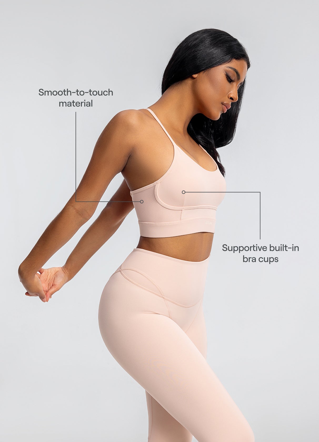 Seamless Crossback Bra - Image 2